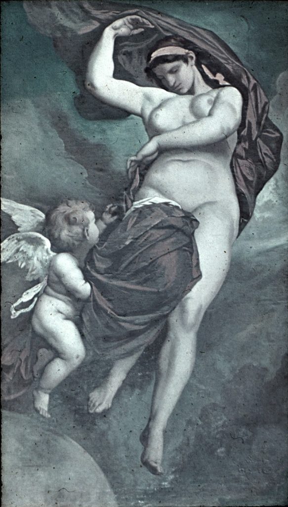 Gaea (1875) by Anselm Feuerbach. Ceiling painting, Academy of Fine Arts Vienna