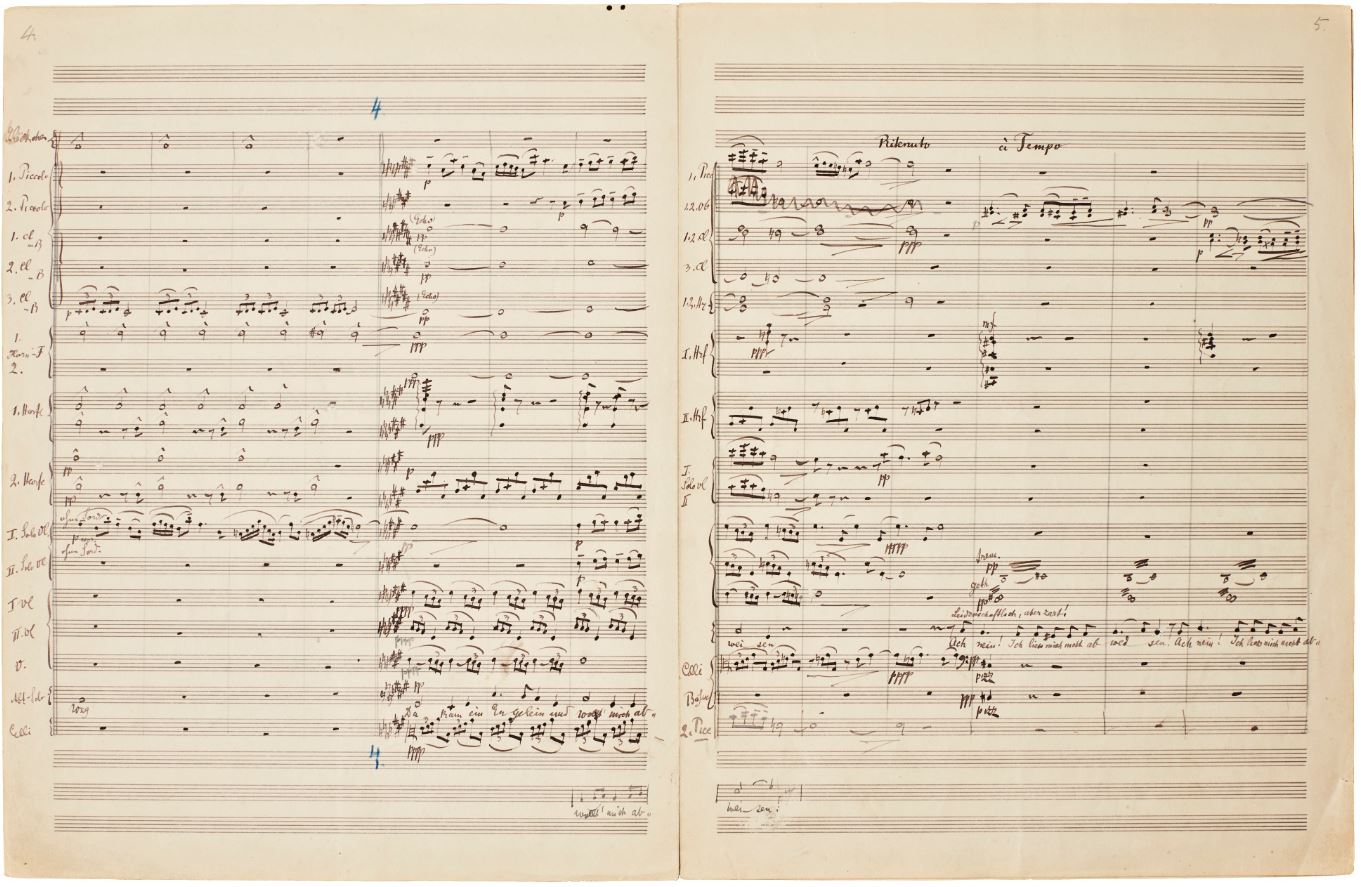 Manuscrito Sinfonia Nº 2 - Mahler Foundation