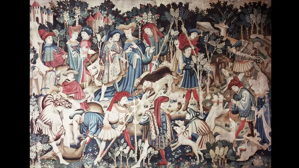 Tapeçarias de Caça de Devonshire (Devonshire Hunting Tapestries), circa 1440–50 [Foto: Interfoto/Alamy]