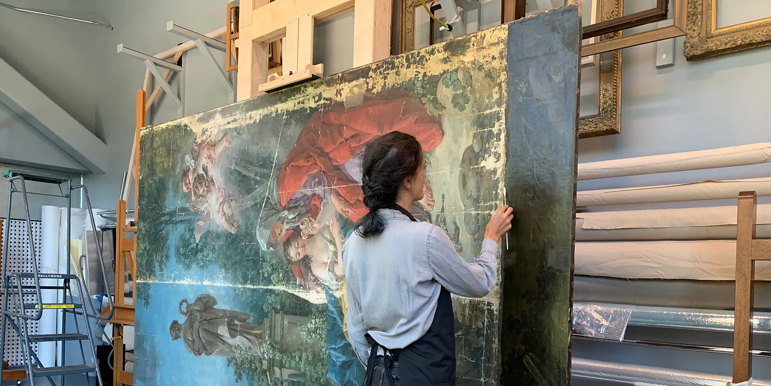 Conserving Boucher, A Painting’s Relationship to Tapestry Production