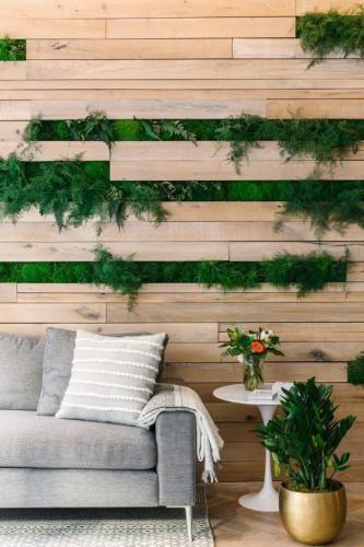 From Architectural Digest: A living wall at mndfl, a meditation studio